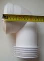 McAlpine MACFIT Short Bent Toilet Pan Connector MAC-8 - 42003190