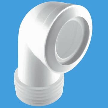 McAlpine MACFIT Short Bent Toilet Pan Connector MAC-8 - 42003190