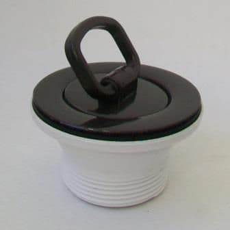 McAlpine Mocca / Dark Brown Kitchen Sink Waste + Plug - 74000092