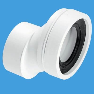 McAlpine Plain End 40mm Offset Toilet Pan Connector WC-CON4B