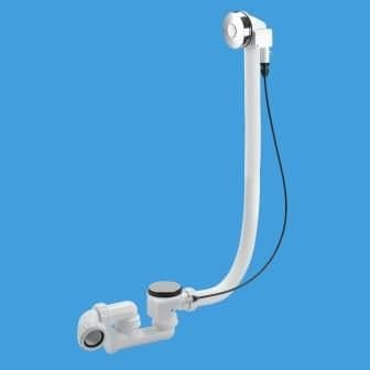 McAlpine Push Button Pop Up Bath Waste 1 metre - 74001015