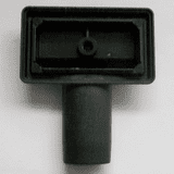 McAlpine Rectangular Waste Overflow Elbow for Sinks - 39000015