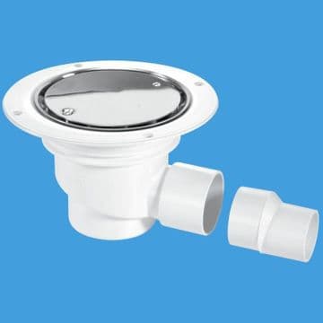 McAlpine Sheet Floor Stainless Wet Room Gully Trap TSG1SS - 40005011