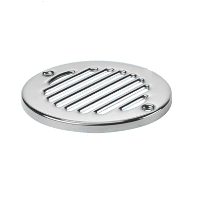 McAlpine Sheet Gully Trap CP Brass Grid with Screws - 39004161