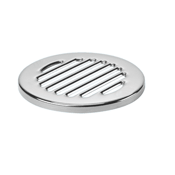 McAlpine Sheet Gully Trap CP Brass Grid without Screws - 39004162