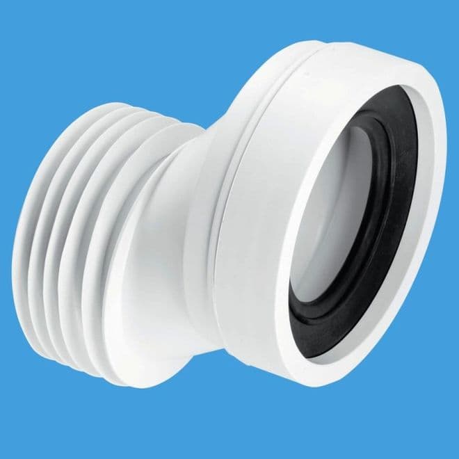McAlpine Short 40mm Offset Toilet Pan Connector WC-CON4A