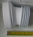 McAlpine Short Toilet Pan Connector 14 Degree Angled WC-CON7A