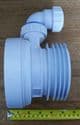 McAlpine Short Toilet Pan Connector with Boss WC-CON1V