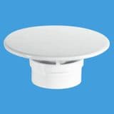 McAlpine Shower Trap Wide 85mm Mushroom Flange White - 39004122