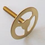 McAlpine Sink Waste Overflow Grid Gold Effect - 39004140