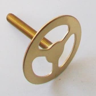 McAlpine Sink Waste Overflow Grid Gold Effect - 39004140