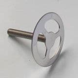 McAlpine Sink Waste Overflow Grid Stainless Steel - 39004136