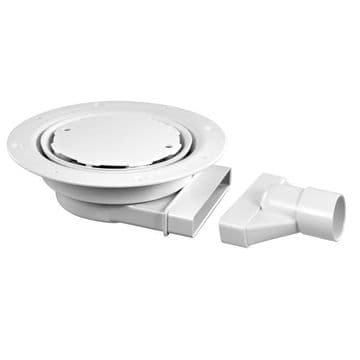 McAlpine Slimline Sheet Floor Gully Trap VSG52SL-WH - 40003226