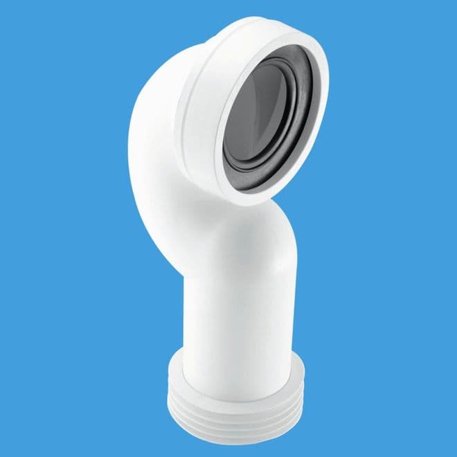 McAlpine Space Saving 90° Bent Pan Connector WC-CONQ