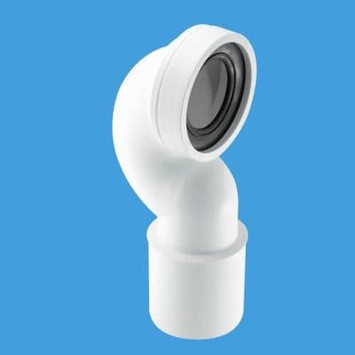McAlpine Space Saving Bent Pan Connector Plain End WC-CONQP