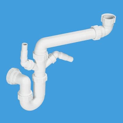 McAlpine Space Saving Kitchen Sink Waste Trap Kit SSK1 - 40004023