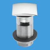 McAlpine Square Plug Basin Clicker Waste Slotted CW60SQ-CB - 74000483