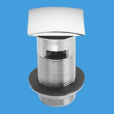 McAlpine Square Plug Basin Clicker Waste Slotted CW60SQ-CB - 74000483