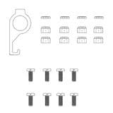 McAlpine Square Tile Drain Screw and Spacer Kit - 39000188