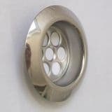 McAlpine Stainless Steel Bath Overflow Grid - 40005086