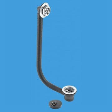 McAlpine Stainless Steel Bath Waste and Overflow FBW2PC - 74000090