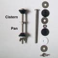 McAlpine Stainless Steel Close Coupled Through Bolt Kit