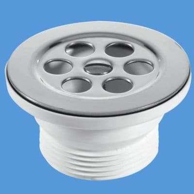 McAlpine Stainless Steel Flush Grating Waste BSW10P-F - 74000670