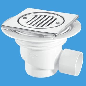 McAlpine Stainless Tile Floor Shower Gully Trap TSG1T6SS - 40005010