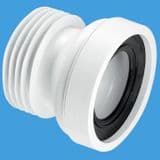 McAlpine Straight Short Toilet Pan Connector WC-CON1 - 40005051