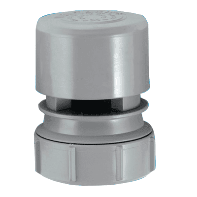 McAlpine Stub Air Admittance Valve 1.1/2 (40mm) Grey VP2