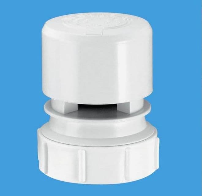 McAlpine Stub Air Admittance Valve 1.1/2 (40mm) White VP2W - 39004001