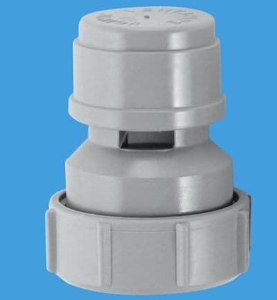 McAlpine Stub Air Admittance Valve 32mm - 1.1/4 inch Grey VP15M - 38005000
