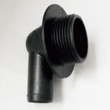 McAlpine Threaded Bath Waste Overflow Elbow - 39000101