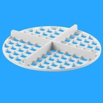 McAlpine Tile Floor Gully Trap Filter Grating Insert - 39004068