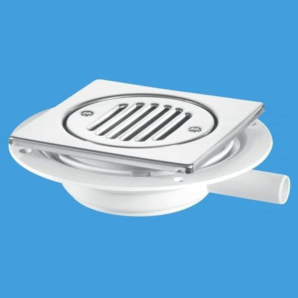 McAlpine Tiled Floor Untrapped Pumped Outlet Gully USG1T6SS - 40004072