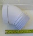 McAlpine Toilet Pan Connector 45 Degree Angled WC-CON16