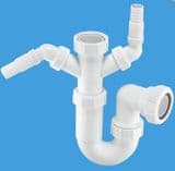 McAlpine Twin Appliance Outlet Kitchen Sink P Trap WM11 - 40004027