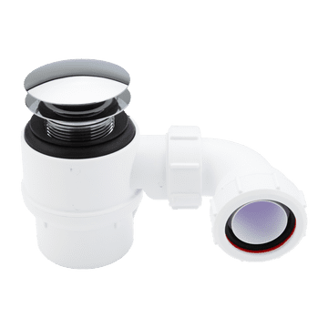 McAlpine Unslotted 70mm Clicker Bath Waste Trap BT-NOF-CK - 42003206
