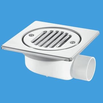 McAlpine Untrapped Tile Floor Gully Stainless Steel FD90-T6SS - 39000028