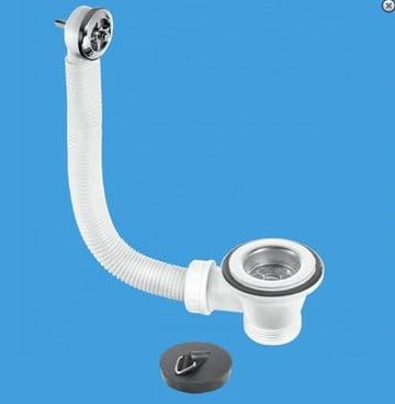 McAlpine Vanity Centre Pin Basin Waste and Overflow FVW1P - 74000132