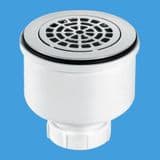 McAlpine Vertical Outlet 90mm Shower Trap Petal Grid ST90CPB-P-V - 39000057
