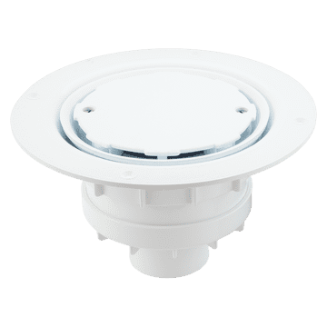 McAlpine Vertical Outlet Vinyl NRV Gully Trap VSG2WH-V - 40003228