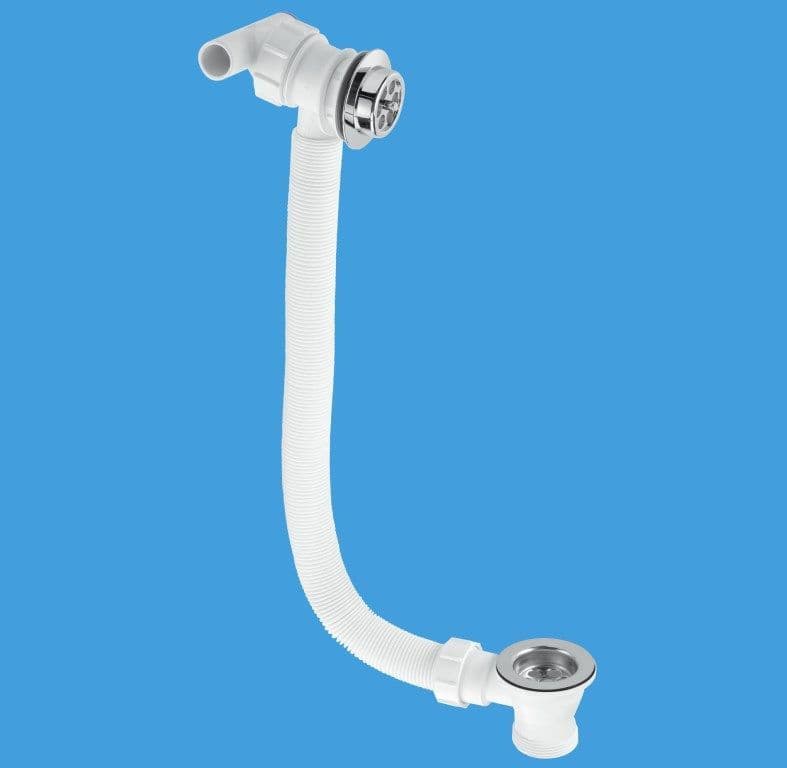 McAlpine Wasteflow Bath Waste & Overflow Twin Connector WF21