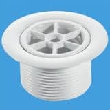 McAlpine White 70mm Shower Flange Waste Long Thread - 39000026