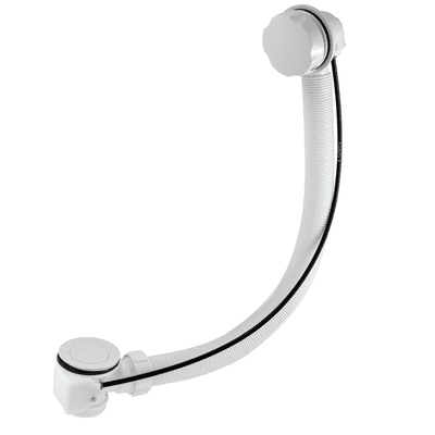 McAlpine White Bath Pop Up Waste and Overflow - 74000371