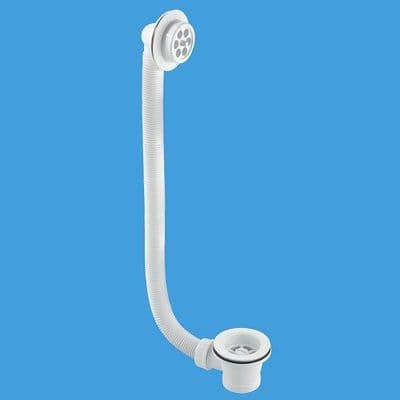 McAlpine White Combined Bath Waste and Overflow FBW2PW - 39000088