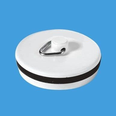 McAlpine White Plastic Bath and Sink Plug WP2T - 74000307