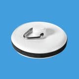 McAlpine White Plastic Bathroom Basin Plug WP1T - 74000303