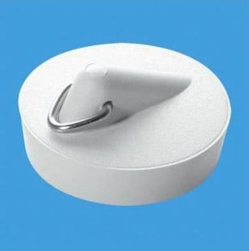 McAlpine White PVC Kitchen Sink / Bath Plug WP4T - 74000302
