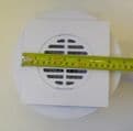 McAlpine White Tile 50mm Seal Shower Gully Trap TSG50T6WH - 40005014
